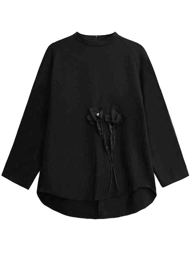 Xitao Асимметричные толстовки с трехмерным декором LJ1081