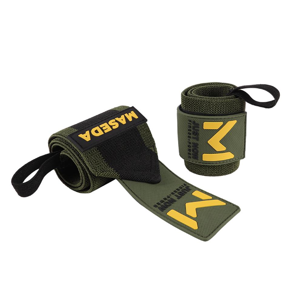 Gobygo 1Pair Wrap Around Wrist Wraps Joint Strain Pain Fitness Wrists Tendon Sheaths Sleeves Exercise Bench Press Weightlifting