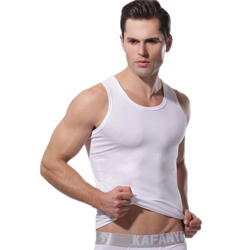 Men's Gym Bodybuilding Tank Tops Fitness Workout Cotton Sports Vest