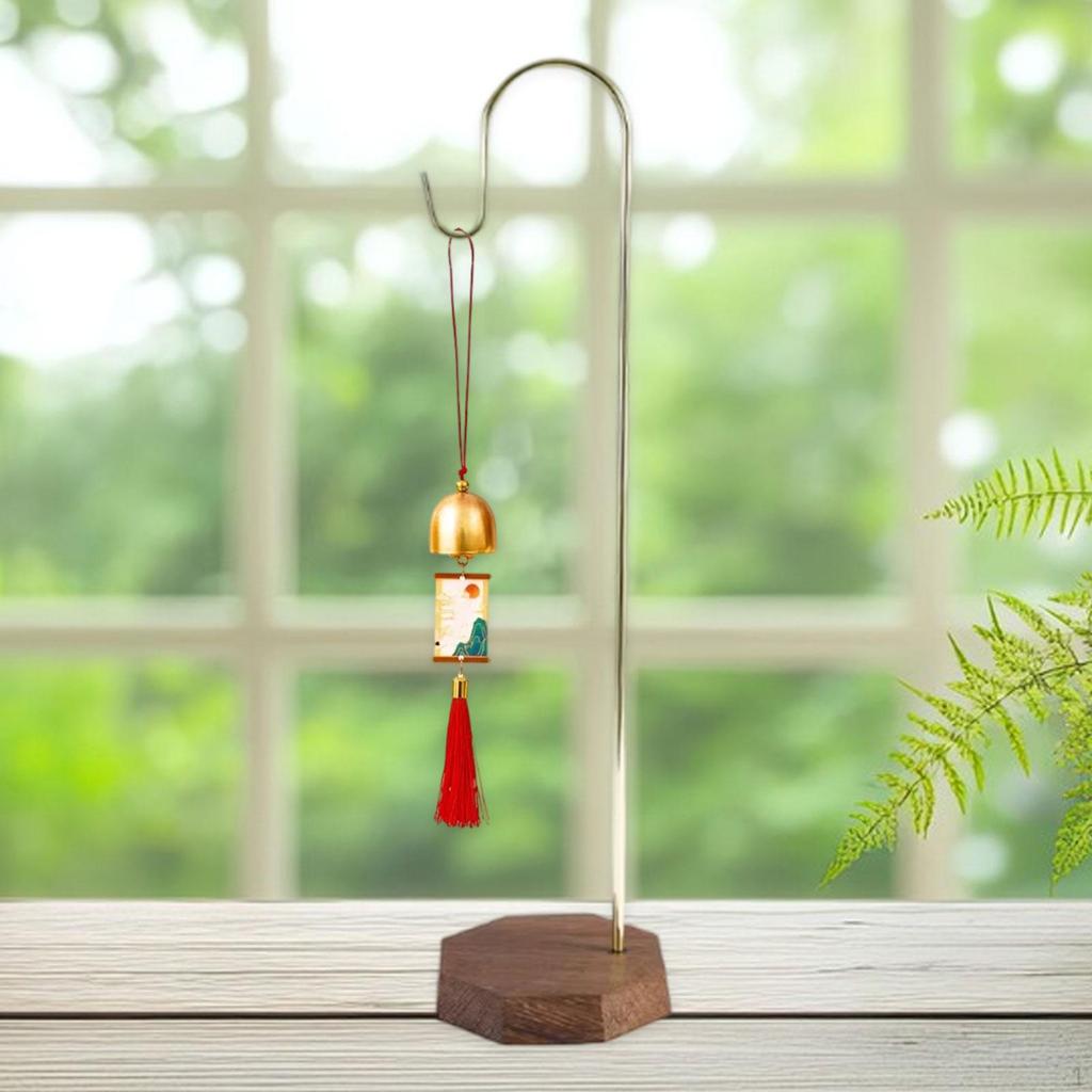 Wind Chime Holder Calligraphy Brush Hanger Drawing Hanging Stand for Tea Room
