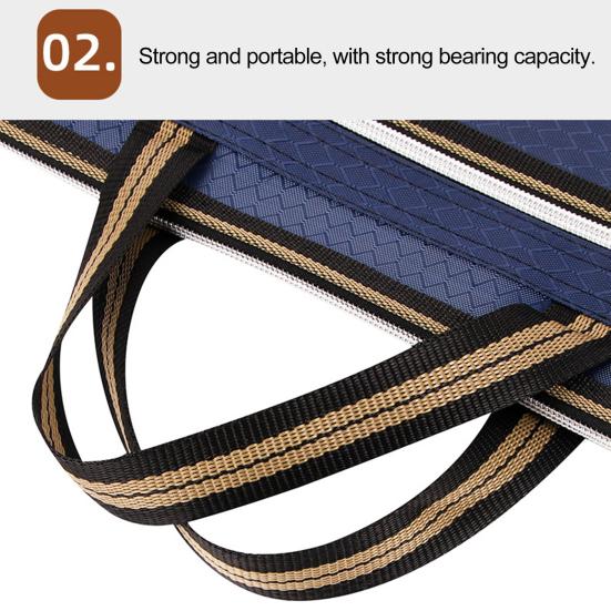 Портативный портфель с ручкой, из ткани Оксфорд с защитой от пятен, для встреч, для хранения ноутбука, ежедневное использование