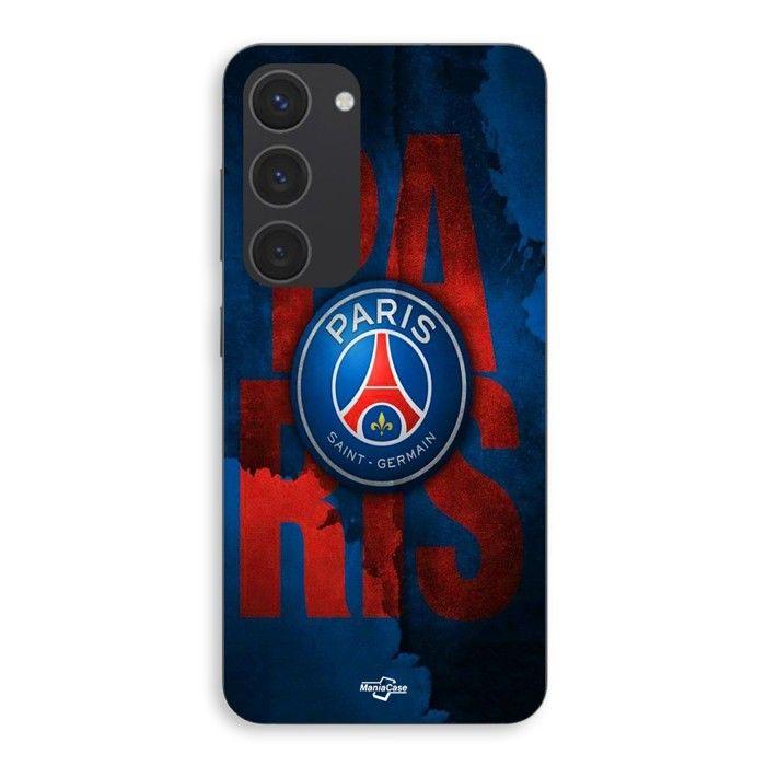 Coque de téléphone - MANIACASE - Samsung Galaxy S23 - Logo Paris Saint Germain FC - Silicone - Souple