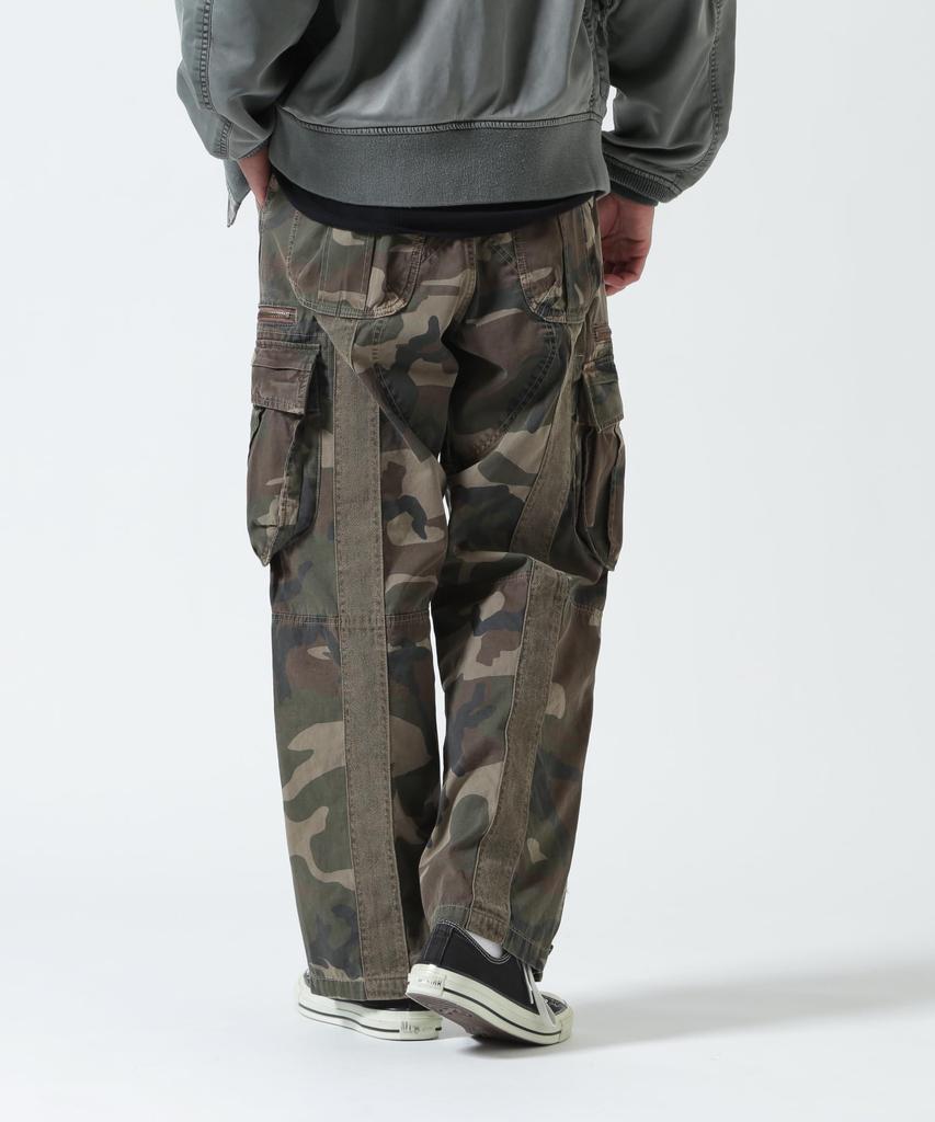 AVIREX PIGMENT TAPING CARGO PANTS Men's Size S 384 Camo 783-6910022