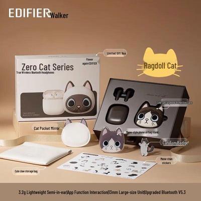 Полностью беспроводные Bluetooth-наушники Edifier серии Zero Meow Cat