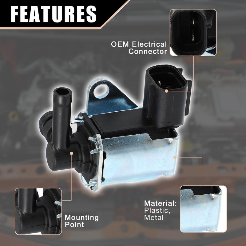 X Autohaux Turbo Boost Pressure Solenoid Valve Vacuum Control Switch 36162-PNC-005 for Honda Civic CR-V for Acura RSX