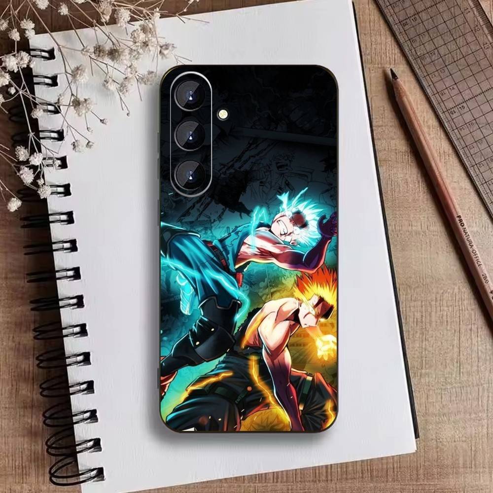Katsuki Bakugo Hero Academia Phone Case For Samsung Galaxy A73,A72,A71,A70,A52,A51 Others Soft Black Cover