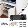 Для шкафов Hasp Lock с ключом Для дверей Double Door Cabinet Lock