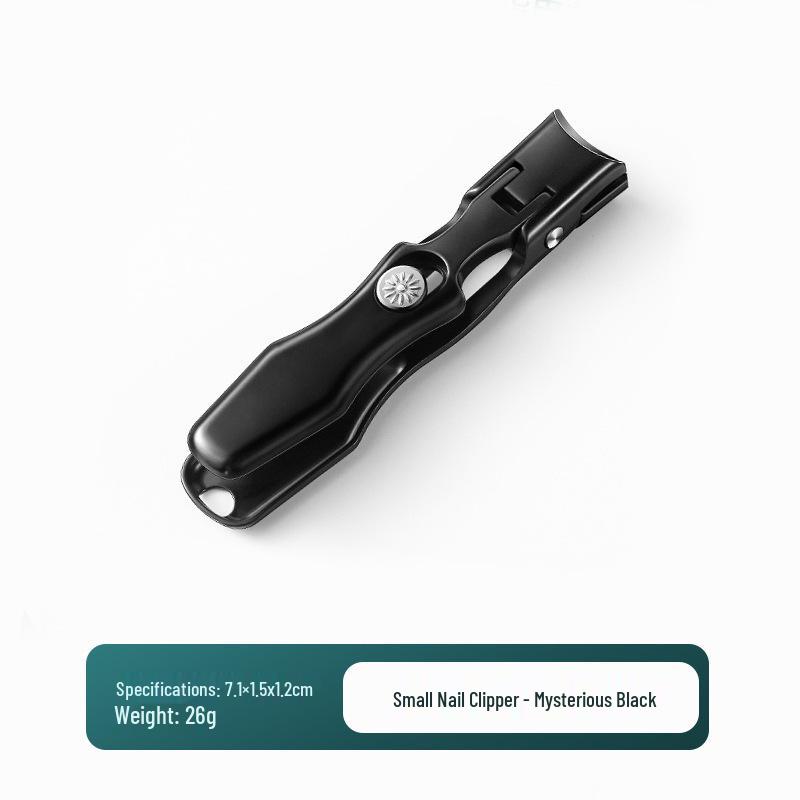 Ножницы для ногтей самоблокирующиеся с защитой от брызг для толстых ногтей на ногах, большое отверстие, сталь 3CR13