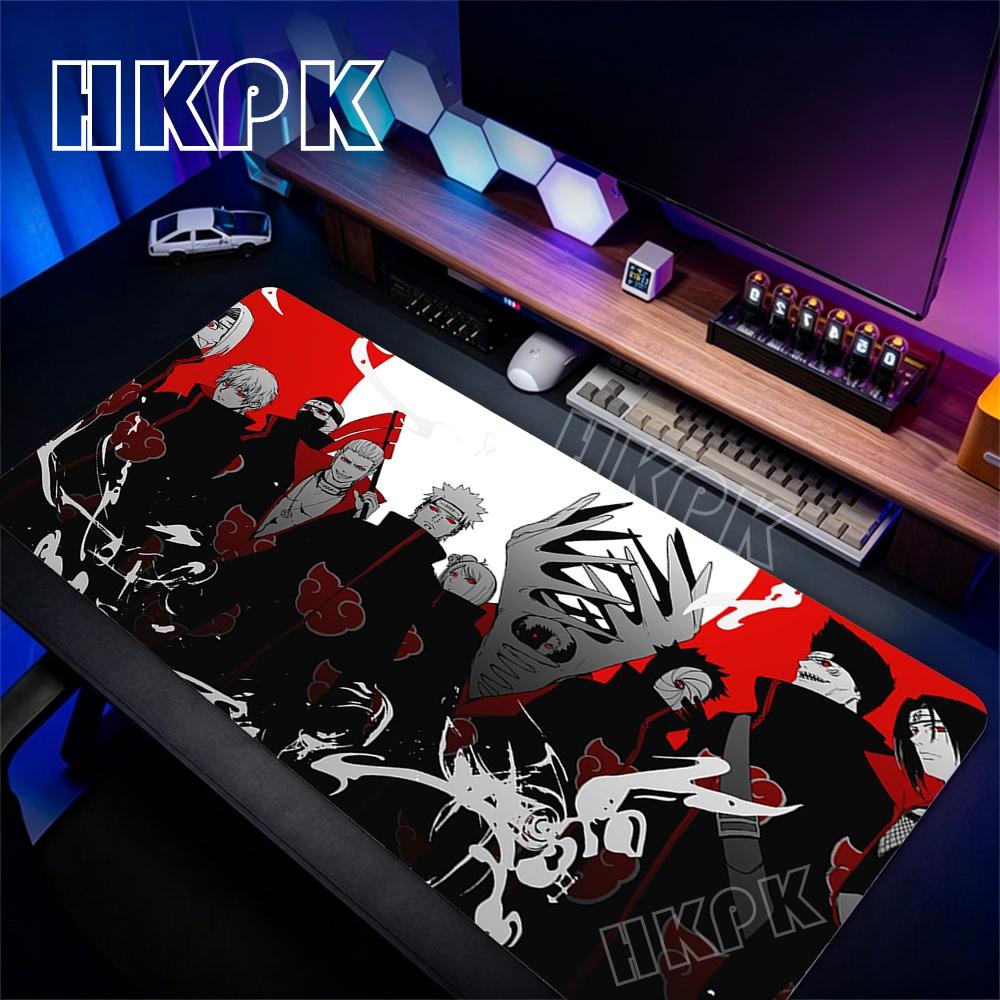 Naruto Mouse Pad Anime Gaming Accessories Varmilo Keyboard Desk Mat XXL Gabinete Gamer Carpet Mousepad Natural Rubber Mouse Mats