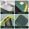 304 Stainless Steel Insulated Lunch Box with Lid - Rectangular, 4-5 Compartments for Adults & Teens