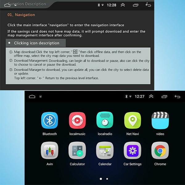 7/9/10,1-дюймовый HD Автомобильный Bluetooth Mp5-плеер Автомобильный Wi-Fi Dual-Spin Android GPS-навигационная машина
