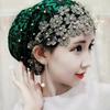 Beading Embroidery Women's Lace Turban Cap for Muslim Women Summer Hat