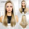 Парик шнурка, блондинка, коричневые длинные прямые парики, синтетические парики для женщин, вечерние волосы, повседневные, высокая плотность