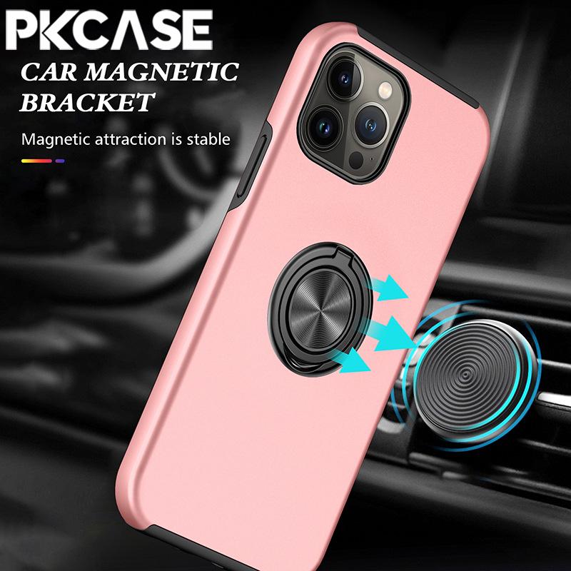 Чехол-подставка с вращающимся кольцом для IPhone 17 16 15 14 Plus 13 12 Mini 11 Pro Max Ударопрочный чехол-подставка для IPhone 16e