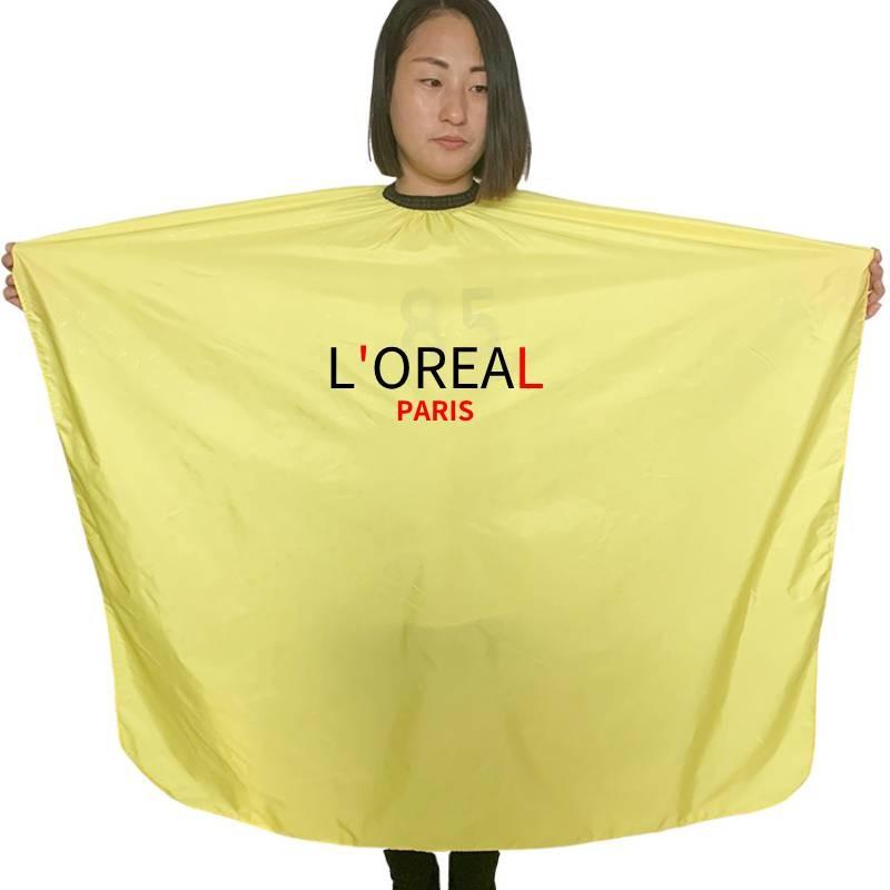 Парикмахерский фартук-накидка из водонепроницаемой полиэстеровой ткани для барберов и парикмахеров