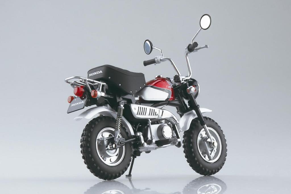 Готовый велосипед Aoshima Bunka Kyozaisha Skynet Honda Monkey Special Shasta White 1/12