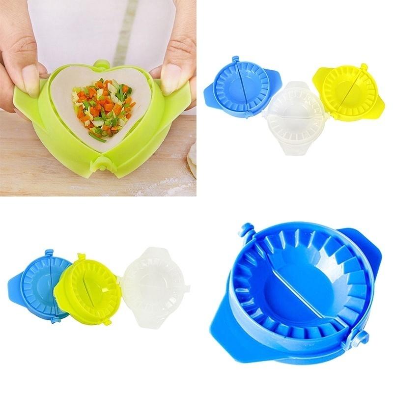 6/4/2pcs DIY Dumpling Mould Dough Press Dumplings Tool Jiaozi Maker Device Dumpling Machine Maker 3 Colors