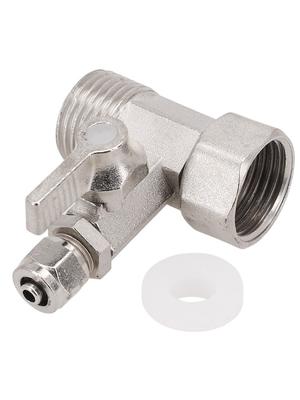 Адаптируемый Т-образный клапан для систем обратного осмоса, подходит для линий горячей и холодной воды