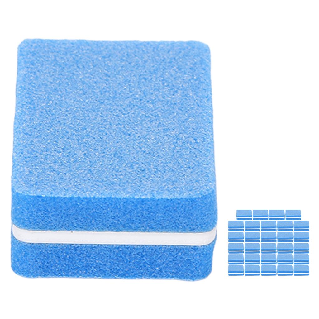 30 шт. Блок для полировки ногтей Профессиональный салонный Мини Портативный Блок для шлифовки и полировки ногтей Инструмент для маникюра Синий