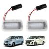 Virauto LED Courtesy Lights for Toyota Alphard 20 Door Welcome Pure White High Chip Genuine Easy Car Compatible with Front and Rear Interior Set of 2