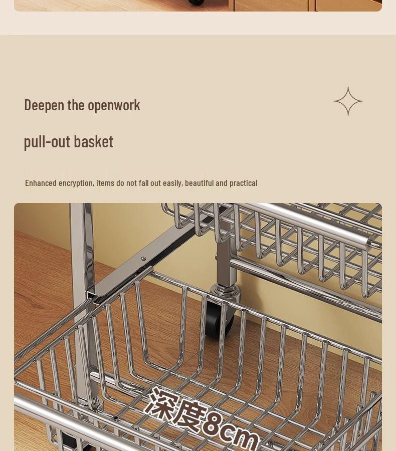 Мобильный тумбовый шкаф в античном стиле и кухонная тележка