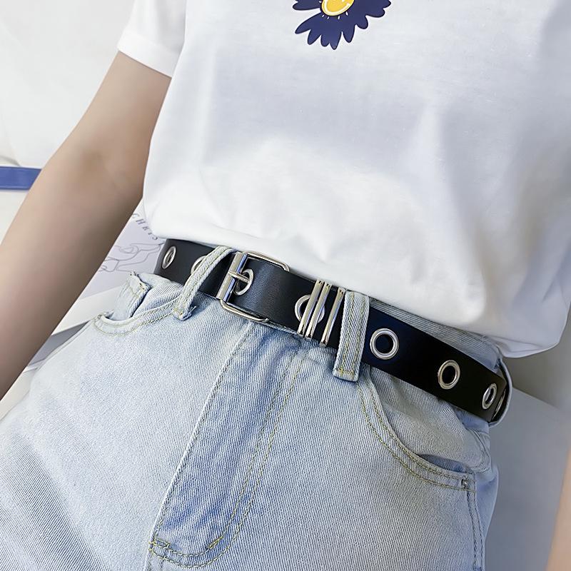 Женский ремень в стиле ретро-панк-хип-хоп - студенческий аксессуар в европейском и американском стиле