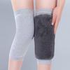 Women Men Cold Leg Arthritis Kneepad Sports Cycling Skiiing Leg Protector 1 Pair Winter Warm Knee Pads Rabbit Fur Leg Warmers