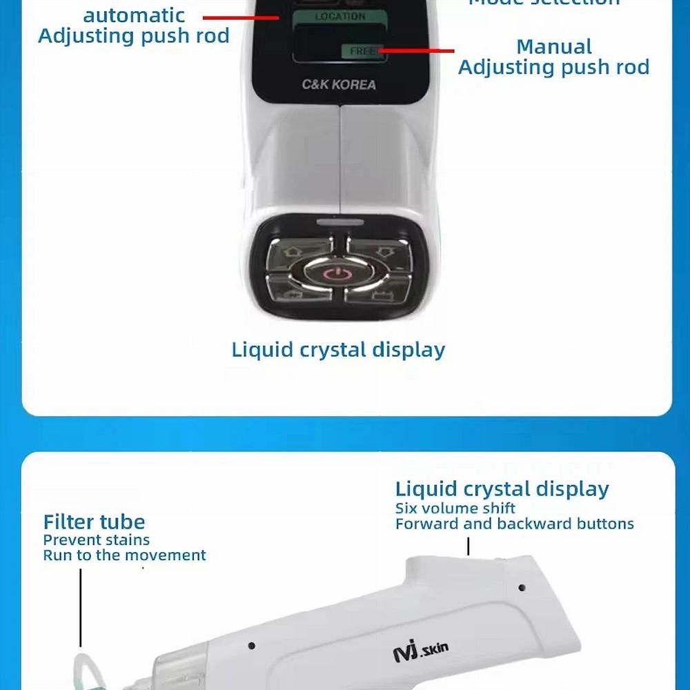 Home Use Water Mesotherapy Gun Deeplyhydrate EZ Negative Pressure Meso Gun Mesotherapy Hydrolifting Water Injector Beauty Device