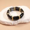 Bohemian Acrylic Bangle Geometric Retro Hand Ring Temperament Exaggerated Bracelet  Summer