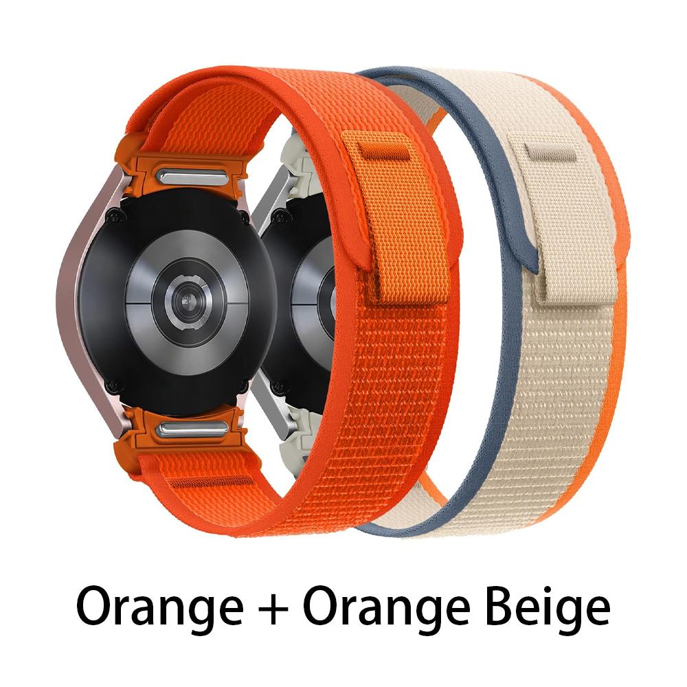 Ремешок для Samsung Galaxy watch 7 FE 6 5 Pro 4 classic 44мм 40мм на запястье Без зазоров Нейлоновый Trail ремешок браслет Galaxy watch 7 Ремешок