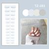 24Pcs Detachable Solid Color Fake Nails Wearable Press-on Nails  Women