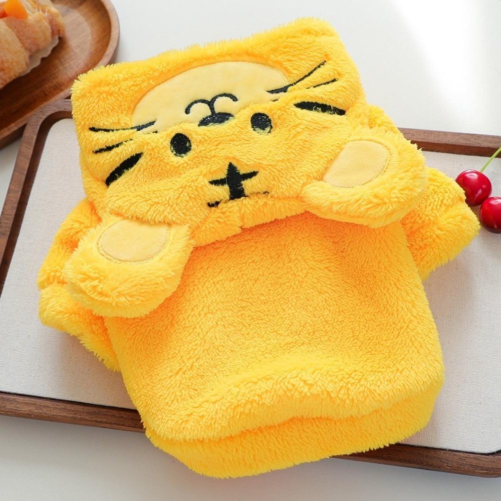 Thickened Warm Dog Winter Coat Soft Dog Cosplay Clothes Dog Jumpsuit Dog Pullover Outdoor Wear