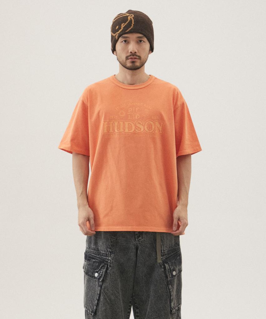 PENFIELD Окрашенный пигментом Базовая футболка с коротким рукавом Оранжевый_Fq2Kt53U