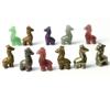 30mm Mini Giraffe Decoration Sculpture Natural Stone Carved Ornament Healing Crystals Animals Figurine Micro Landscape Gem Craft