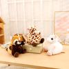 Animal Toy Panda Bag Pendant Unicorn Pony Plush Doll Elephant Key Gifts Chain
