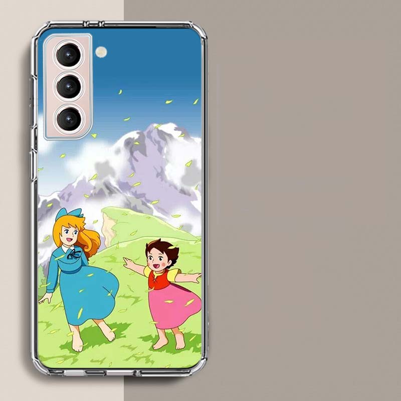 Мультяшный чехол для телефона Heidi для Samsung A17 A56 A36 A26 A16 A55 A35 A25 A15 A05S Galaxy A71 A51 A41 A31 A21S A70 A50 A40 A30 A20S A