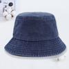 Washed Bucket Hat Men and Women Retro Summer Versatile Face Small Sunshade Bucket Hat Basin Hat Tide
