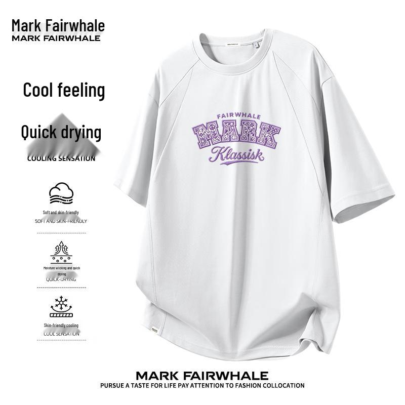 MARK FAIRWHALE Men's Summer Cool-Dry Short-Sleeve T-Shirt