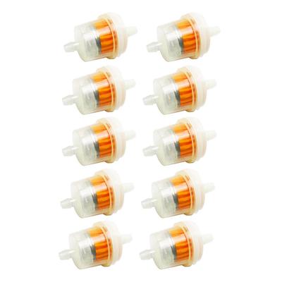 Линейный газовый/топливный фильтр 6–7 мм 1/4 дюйма, маленький двигатель для газонокосилки, 10 шт.