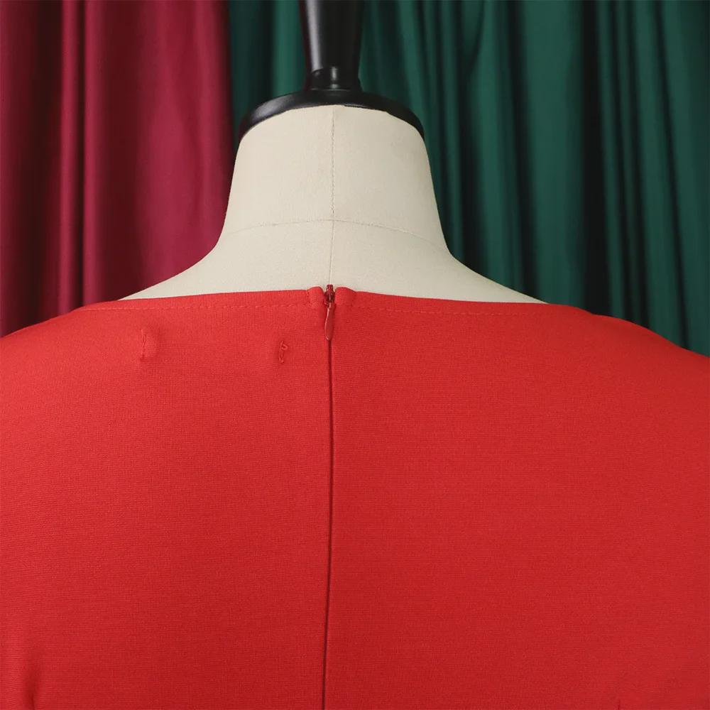 Элегантное платье больших размеров с длинными рукавами и косым воротником для женщин, осень 2022 г.