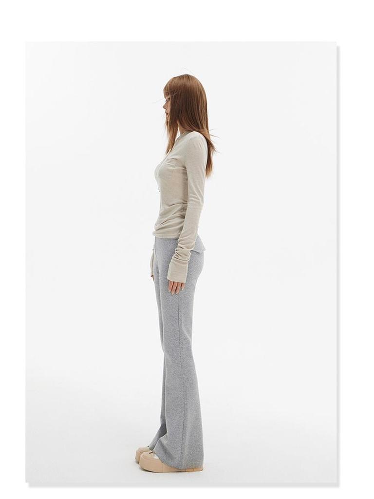 Women's 2024 Winter High-Waist Slim Fit Velvet Sweatpants