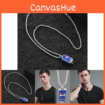 Модное ожерелье-подвеска Pepsi Cola для мужчин и женщин в уникальном винтажном стиле