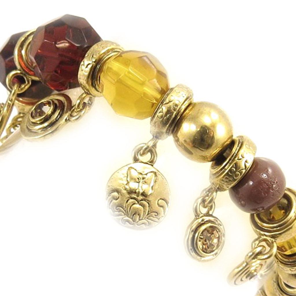 Les Trésors De Lily [C5298] — Дизайнерский браслет золотисто-коричневого цвета «Belle des Champs»