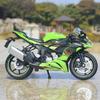 MotoGP Ninja ZX-6R Гоночный мотоцикл Симуляция Изысканный литой и игрушечный автомобиль RMZ city 1:Модель коллекции 12 сплавов