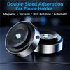 Intelligent Mobile Phone Holder Magnetic Universal Vacuum Adsorption Bracket 360° Rotation Double-Sided Car Mount Phone Stand