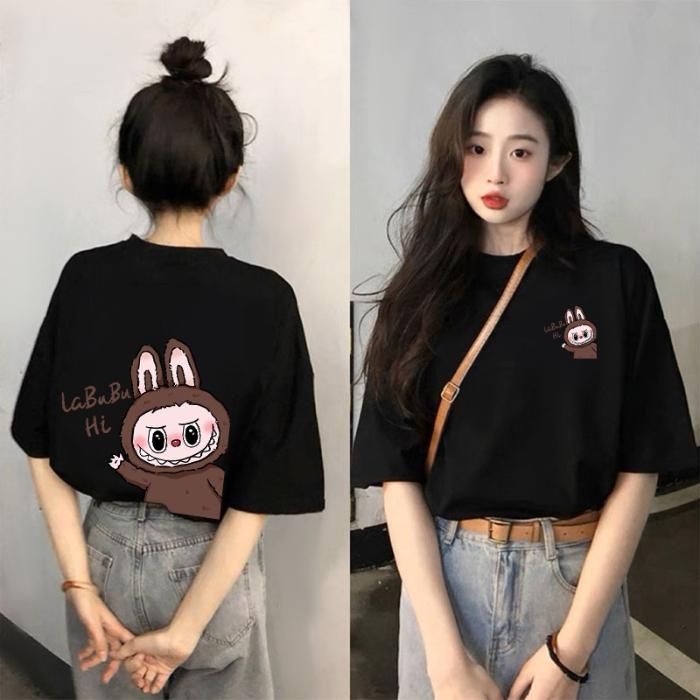 Summer's New Stylish and Youthful T-shirt for Women A Trendy Large-sized Short-sleeved Cute and Loose Top