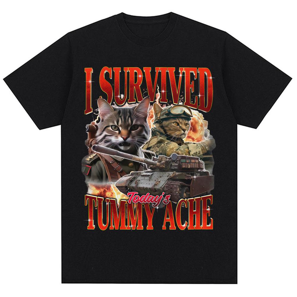 Fuuny Kittler Hilarious Cat Meme T Shirts Women Cute Fashion O-Neck T-shirts Breathable T Shirt Streetwear Women Clothes
