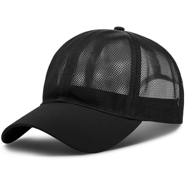 Outdoor Baseball Cap Travel Sport Sun Visor Hat Unisex Summer Breathable Full Mesh Hat