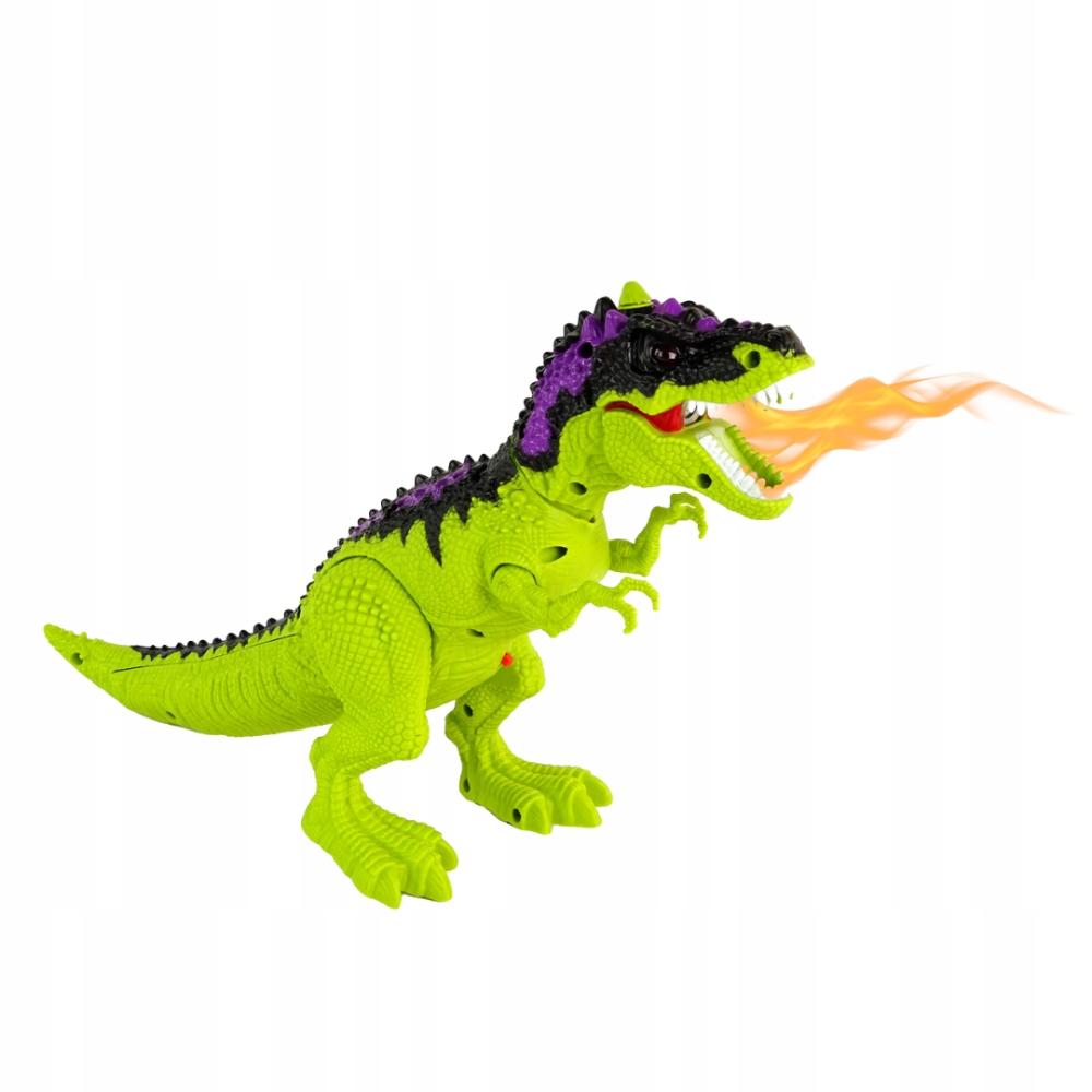 Dinozaur Sterowany R/C Pilot Chodzi Dźwięki Zdalnie Sterowany Światło Para