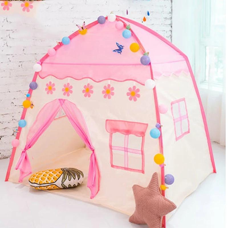 Portable Kids Toy House Children Indoor Princess Tent Girl Boy Baby Home Foldable Play House